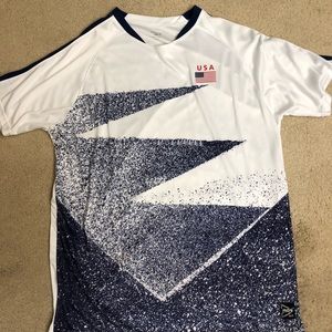 Mitre blue USA shirt